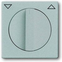 Busch-Jaeger Abdeckung Jalousie-Schalter, Jalousie-Schalter/-Taster Carat Aluminium, Weißaluminium von Busch-Jaeger