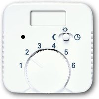 Busch-Jaeger Abdeckung Temperaturregler Reflex SI Reinweiß (RAL 9010), Weiß 2CKA001710A3710 von Busch-Jaeger