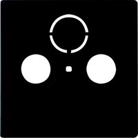 Busch Jaeger Antennenabdeckung 2/3-Loch Future Linear schwarz matt 1743-885 von Busch-Jaeger