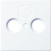 Busch Jaeger Antennenabdeckung 2/3-Loch Future Linear studioweiß 1743-84 von Busch-Jaeger