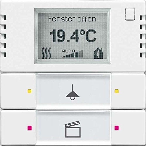 Busch-Jaeger Bedienelement 2/4-fach 6128/28-84 m.RTR,studioweiß Busch-Installationsbus KNX Bussystem-Raumtemperaturregler 4011395213735 Busch-Jaeger Bedienelement 2/4-fach 6128/28-84 m.RTR,studioweiß Busch-Installationsbus KNX Bussystem-Raumtemperaturregler 4011395213735 von Busch-Jaeger