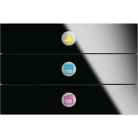 Busch-Jaeger Bedienelement 3fach Glas schwarz 6342-825-101 - 2CKA006310A0120 von Busch-Jaeger
