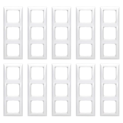 Busch- Jaeger Busch Balance® SI Alpinweiß - 10er Set (1723-914) Rahmen 3-Fach von Busch-Jaeger