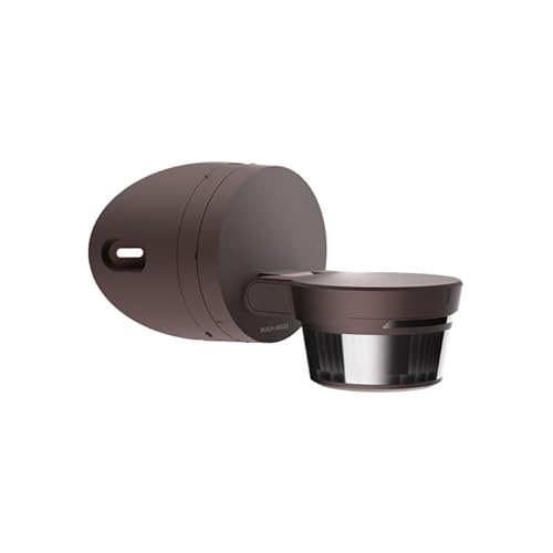 Busch-Jaeger Busch-Wächter® Set:Busch-Jaeger 6851/28-131-WL 280° Wireless Bewegungsmelder mit Steuerung via Bluetooth App flexible Montage Kabellos + 6851/EA-131 Eckadapter Braun von Busch-Jaeger