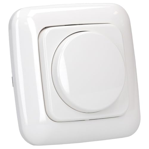 Busch-Jaeger Dimmer Set: 2511-214 1-fach Abdeckrahmen + 2115-214 Zentralscheibe + 6523 U-102 Drehdimmer Alpinweiß Reflex SI Busch-Jaeger Dimmer Set: 2511-214 1-fach Abdeckrahmen + 2115-214 Zentralscheibe + 6523 U-102 Drehdimmer Alpinweiß Reflex SI von Busch-Jaeger