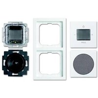 Busch-Jaeger Einsatz Unterputz-Radio Set Verkehrsweiß, Weiß 2CKA008200A0155 von Busch-Jaeger