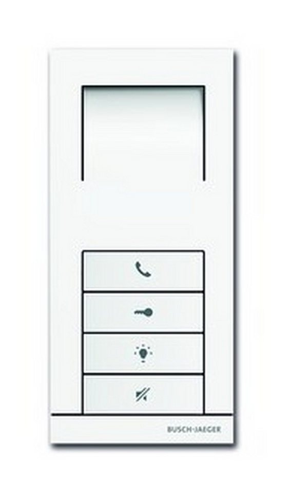 Busch-Jaeger Gegensprechanlage, Audio-Innenstation Bus-System Aufputz studioweiß von Busch-Jaeger