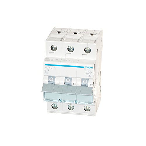 Hager MCN316 LS-Schalter 16A C 3polig von Busch-Jaeger