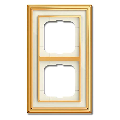 Busch-Jaeger Rahmen 2-Fach 1722-838 ms/pol Elfenbein/ws Busch-Dynasty Abdeckrahmen 4011395218853 von Busch-Jaeger