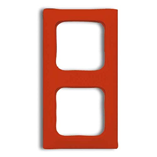 Busch-Jaeger Rahmen 2-Fach 2512-217K-103 rot Abdeckrahmen 4011395260241 von Busch-Jaeger