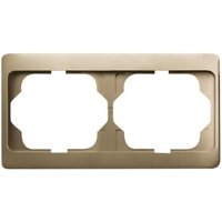 Busch-Jaeger Rahmen 2-fach bronze, waager.alpha 1722 KA-21 - 2CKA001754A4383 von Busch-Jaeger