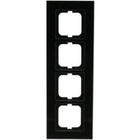 Busch-Jaeger Rahmen 4-fach schwarz, Glas 1724-825 - 2CKA001754A4325 von Busch-Jaeger
