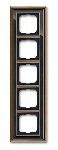 Busch-Jaeger Rahmen 5-Fach 1725-845 ms/antik anthrazit Busch-Dynasty Abdeckrahmen 4011395219133 von Busch-Jaeger