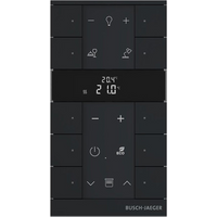 Busch-Jaeger Raumtemperaturregler 10fach, schwarz matt SBR-F-10.0.11-885 von Busch-Jaeger