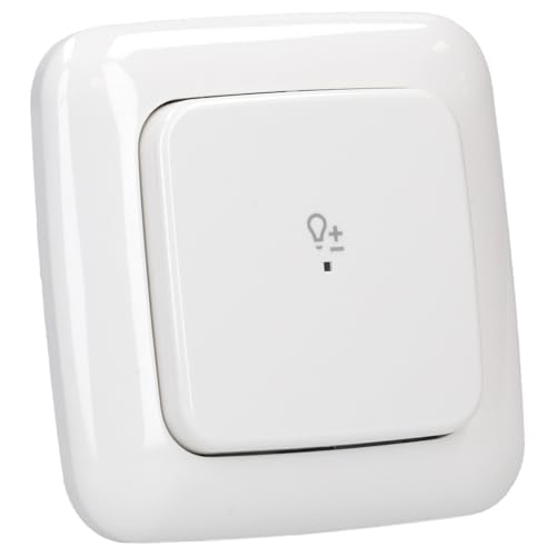Busch-Jaeger Reflex SI Set: 1x 64851 U LED-Dimmer-Einsatz flex + 1x 64711 Bedienelement flex 1-fach + 1x 6234-10-214 Wippe 1-fach + 1x 2511-214 1-fach Rahmen Alpinweiß von Busch-Jaeger