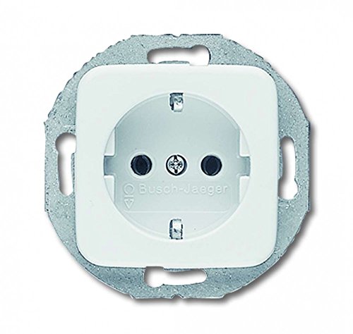 Busch-Jaeger 20EUCRD-214 BUSC SCHUKO 20 EUCRD-214 Steckdose Mit Tragring, Rund von Busch-Jaeger