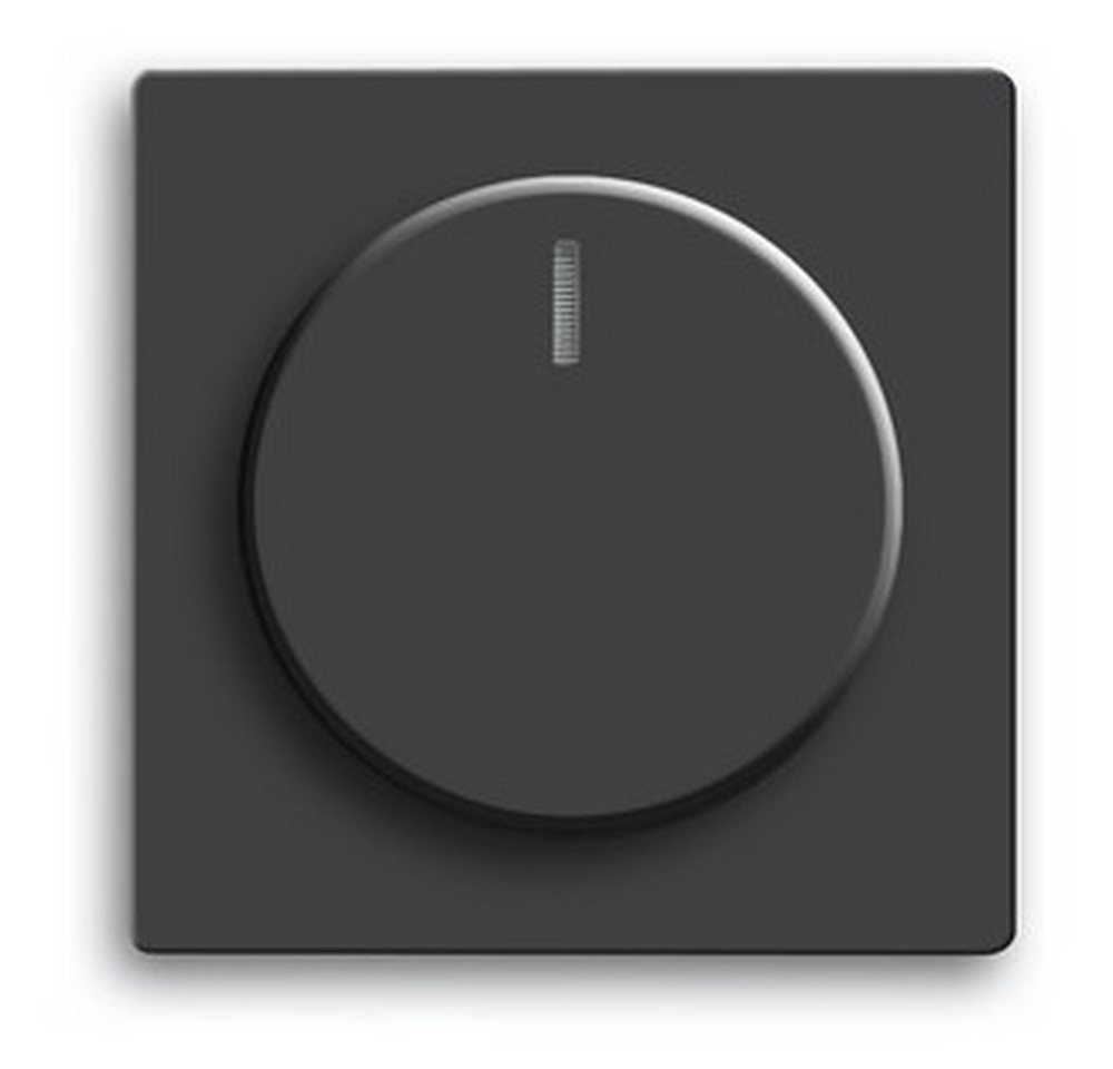 Busch-Jaeger Schalter, Drehknopf Dimmer schwarz Kontrollfenster/Lichtauslass Busch-Jaeger Schalter, Drehknopf Dimmer schwarz Kontrollfenster/Lichtauslass von Busch-Jaeger