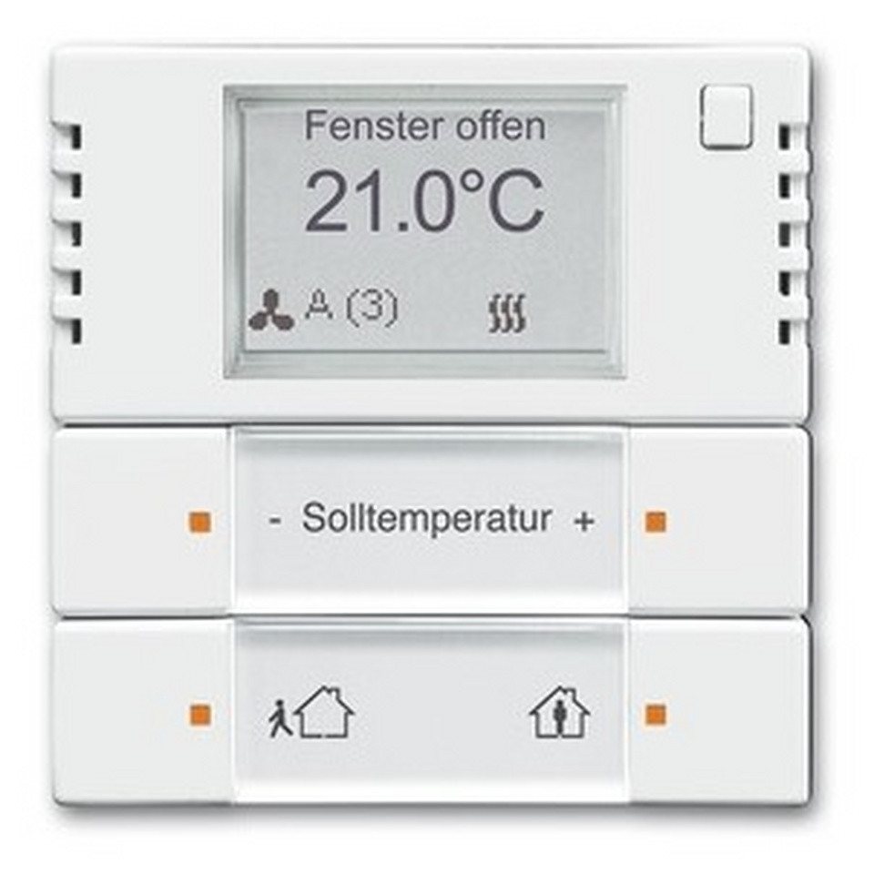 Busch-Jaeger Schalter, Raumtemperaturregler Unterputz KNX PowN standard-weiß glänzend von Busch-Jaeger