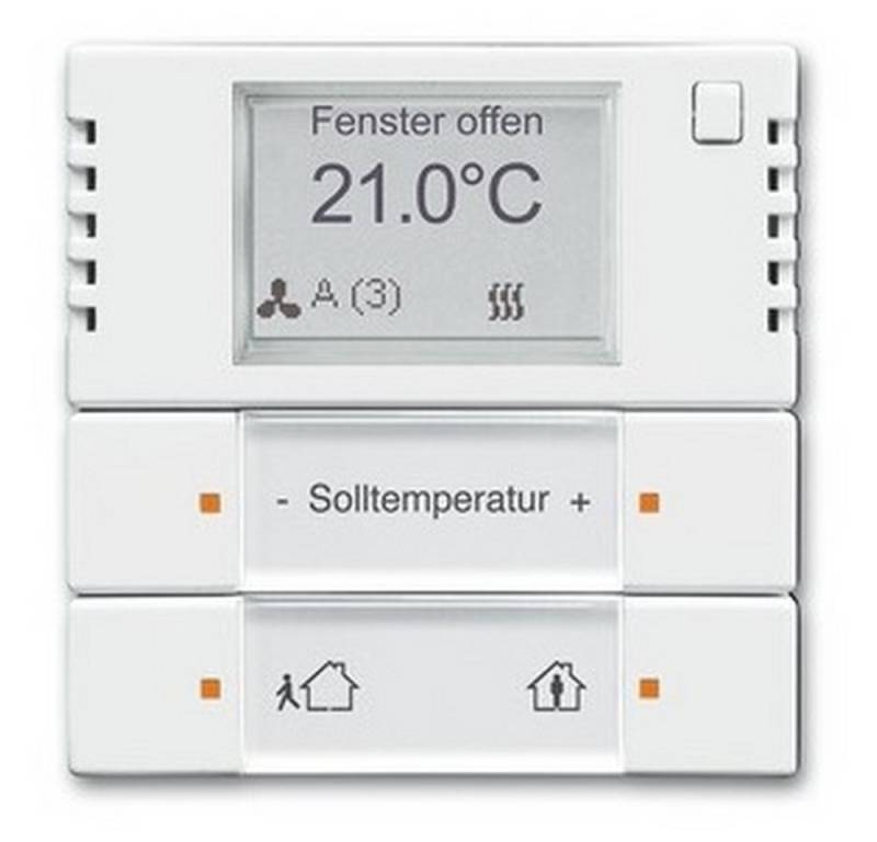 Busch-Jaeger Schalter, Raumtemperaturregler Unterputz KNX PowN standard-weiß glänzend von Busch-Jaeger