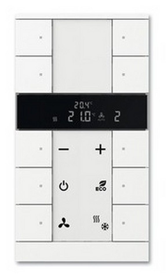 Busch-Jaeger Schalter, Raumtemperaturregler Unterputz KNX standard-weiß glänzend Bussystem von Busch-Jaeger