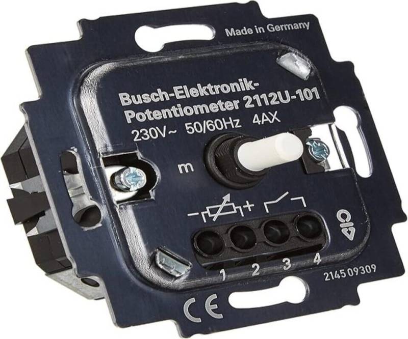Busch-Jaeger Schalter BJ 2112U-101 Potenziometer Busch-Dimmer von Busch-Jaeger
