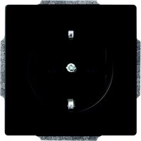 Busch Jaeger Schutzkontakt-Steckdose 1-fach Future Linear schwarz matt 20EUC-885 von Busch-Jaeger