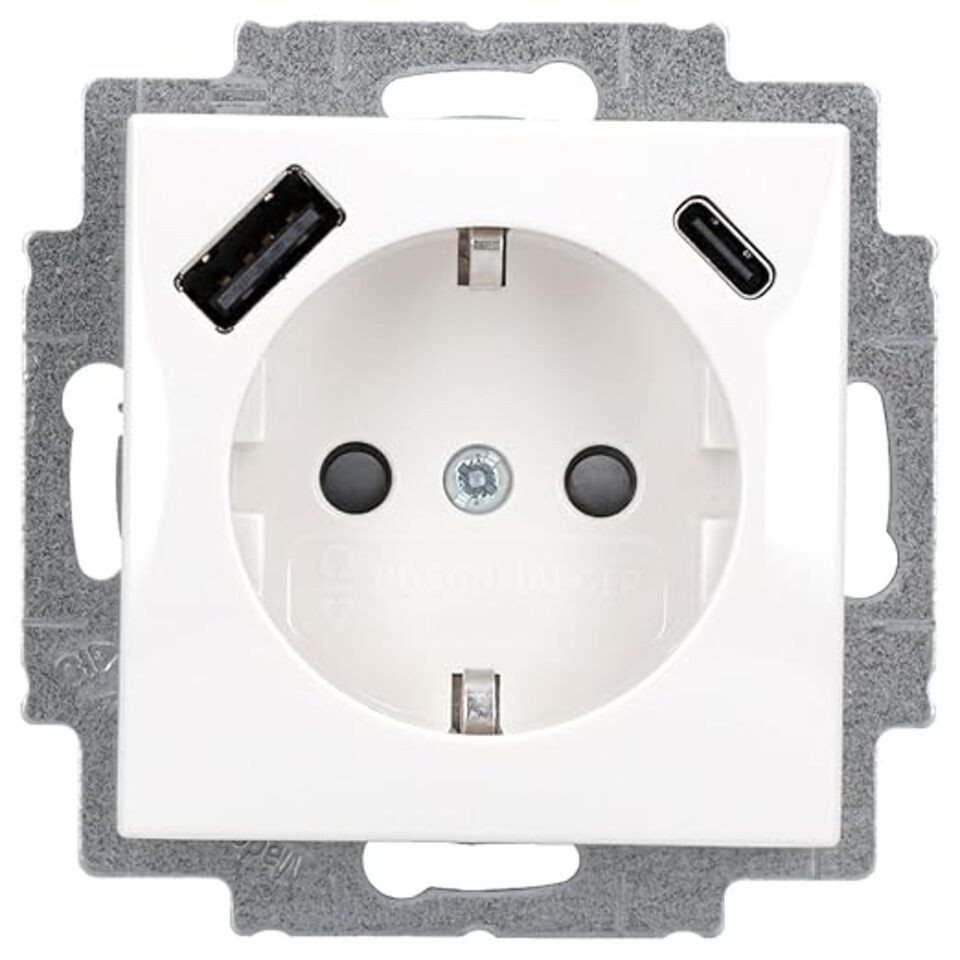 Busch-Jaeger Steckdose BJ 20 EUCB2USBAC-914 SCHUKO®-/USB-A+C Steckdose von Busch-Jaeger