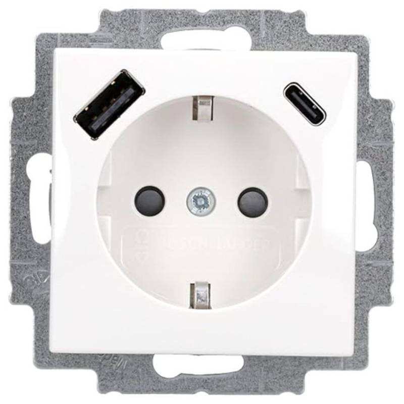 Busch-Jaeger Steckdose BJ 20 EUCB2USBAC-914 SCHUKO®-/USB-A+C Steckdose von Busch-Jaeger