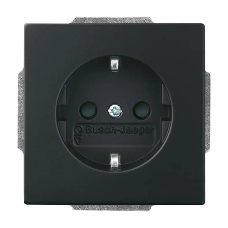 Busch-Jäger Steckdose erhöhter Berührungsschutz Schuko FutureLinear Schwarz Matt Busch-Jäger Steckdose erhöhter Berührungsschutz Schuko FutureLinear Schwarz Matt von Busch-Jaeger