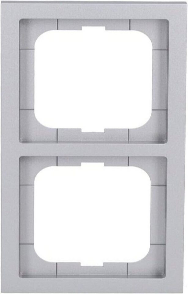 Busch-Jaeger Steckdosenblende BJ 1722-183K Rahmen 2f future linear alusilber Busch-Jaeger Steckdosenblende BJ 1722-183K Rahmen 2f future linear alusilber von Busch-Jaeger