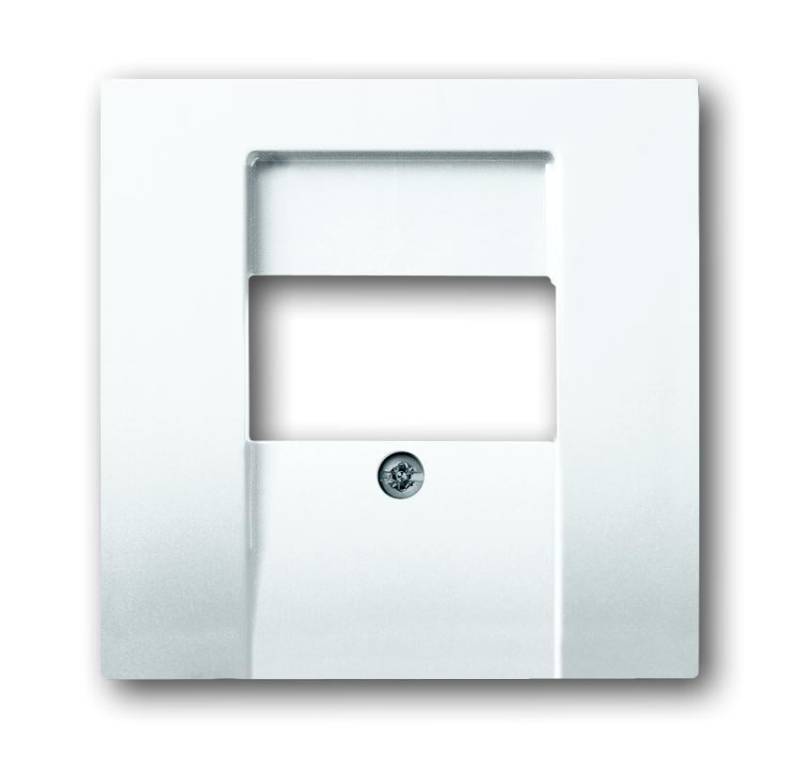 Busch Jaeger TAE-Abdeckung 1-fach Future Linear studioweiß 1766-84 von Busch-Jaeger