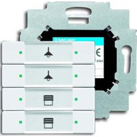 Busch-Jaeger Tastsensor 4fach mit Busankoppler 6127/01-84 von Busch-Jaeger