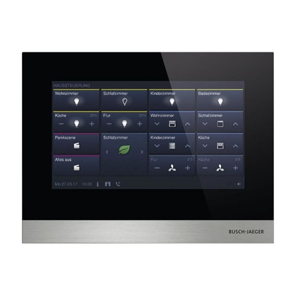 Busch-Jaeger Touch-Bedienelement H8236-4B-03 IP touch 7 LAN/WLAN Schwarz von Busch-Jaeger