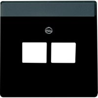 Busch Jaeger UAE-Abdeckung 2-fach Future Linear schwarz matt 1803-02-885 von Busch-Jaeger