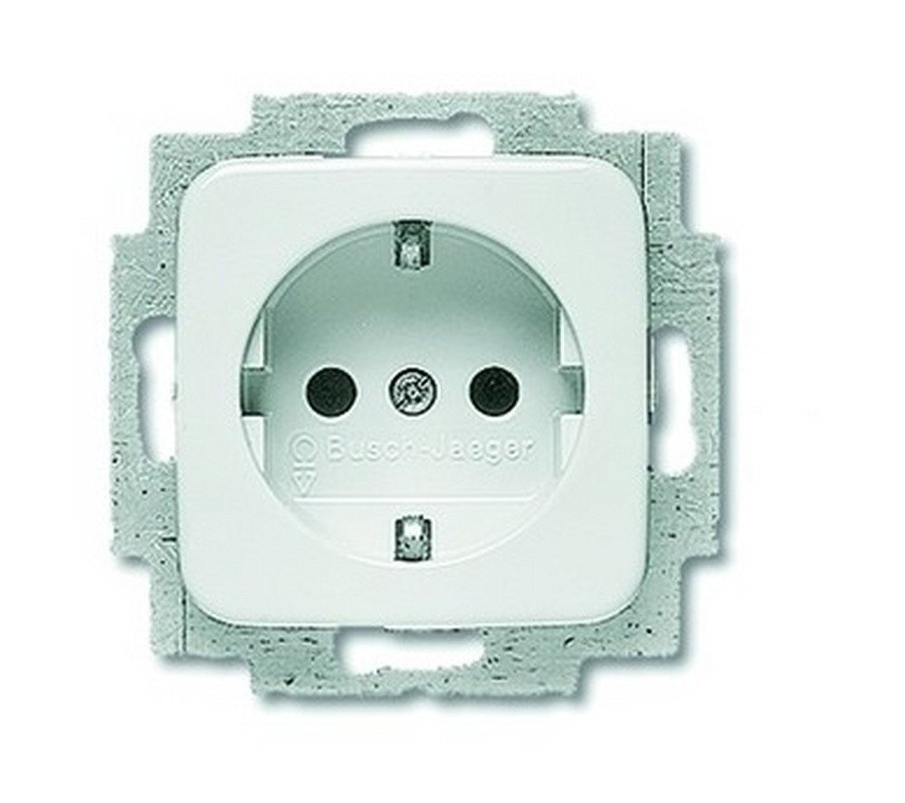 Busch-Jaeger Unterputz-Steckdose, 1fach alpinweiß glänzend Unterputz horizontal/vertikal IP20 Busch-Jaeger Unterputz-Steckdose, 1fach alpinweiß glänzend Unterputz horizontal/vertikal IP20 von Busch-Jaeger