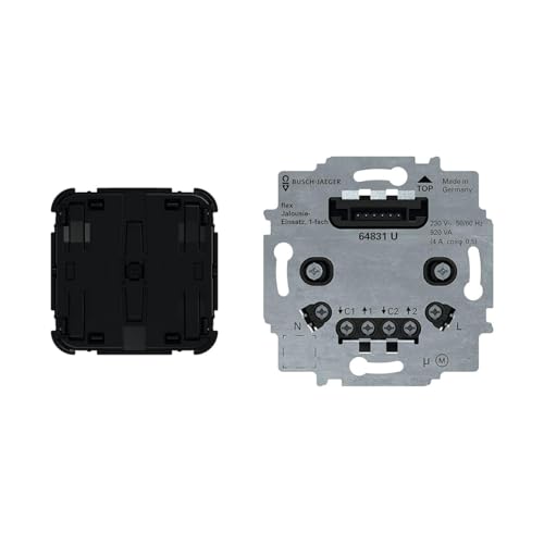 Busch-Jaeger flexTronics Wireless Set 64831 U Jalousie-Einsatz flex 1-fach 2CKA006400A0095 mit 62711-WL Bedienelement flex Wireless 2CKA006200A0280 von Busch-Jaeger