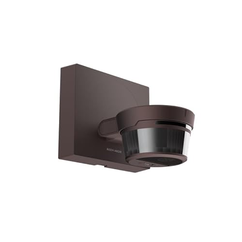 Busch-Wächter® Pro Set: Busch-Jaeger 6251/28-131-WL 280° Wireless Bewegungsmelder mit Steuerung via Bluetooth App flexible Montage Kabellos + 6851/DR-131 Designrahmen Braun von Busch-Jaeger