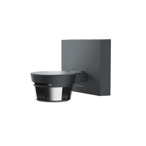 Busch-Wächter® Pro Set: Busch-Jaeger 6851/22-135 220° BT Bewegungsmelder mit Steuerung via Bluetooth App Flexible Montage + 6851/DR-135 Designrahmen Anthrazit von Busch-Jaeger