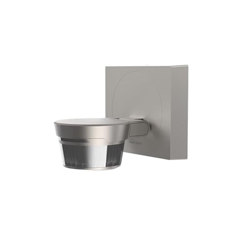Busch-Wächter® Pro Set: Busch-Jaeger 6851/22-136 220° BT Bewegungsmelder mit Steuerung via Bluetooth App flexible Montage + 6851/DR-136 Designrahmen Edelstahl von Busch-Jaeger