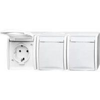 Busch-jaeger - 2300/3 EWN-54 schuko® Steckdose 3-fach von Busch-Jaeger