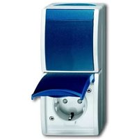 Busch-jaeger - 2601/6/20 EBW-53 Kombination schuko® Steckdose, mit Wippschalter mit erh. Berührungsschutz von Busch-Jaeger