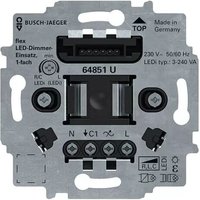 64851 u LED-Dimmer-Einsatz flex, 1-fach up, led, 3-240VA - Busch-jaeger 64851 u LED-Dimmer-Einsatz flex, 1-fach up, led, 3-240VA - Busch-jaeger von Busch-Jaeger