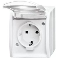 Busch-Jaeger 20 EW-54 schuko® Steckdose mit Klappdeckel von LE SANITAIRE