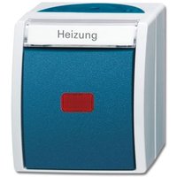 Busch-Jaeger 2601/2 SKWNH-53 Wippkontrollschalter/Heizungsschalter Ausschaltung, 2-polig von AIRFIT