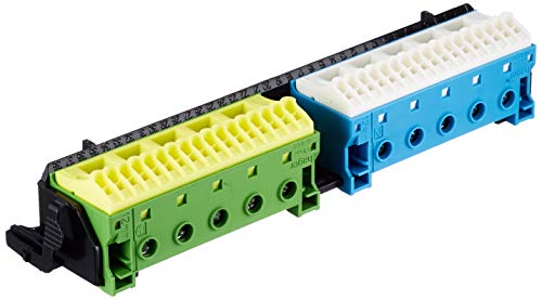 Busch-Jaeger Hager FZ383 Träger m. 2x22 PE/N-terminals, QuickConnect Busch-Jaeger Hager FZ383 Träger m. 2x22 PE/N-terminals, QuickConnect von Hager