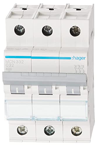 Hager HAGMCN332 LS-Schalter, 32 A, 3-polig von Busch-Jaeger