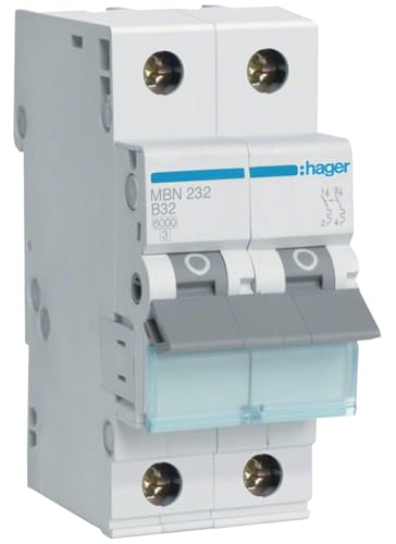 Hager MBN232 MBN232 Leitungsschutzschalter 2polig 32A 400V von Busch-Jaeger