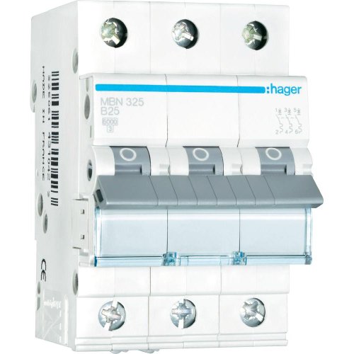 Hager MBN325 Leitungsschutzschalter 3 polig B-25A 6kA von Busch-Jaeger