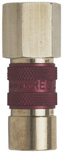 Parker Rectus Tema - 1/4 " Bspp Fem Kupplung Rot Nickel - Innengewinde, Bspp (Serie 21 Rectu-Key) von Busch-Jaeger