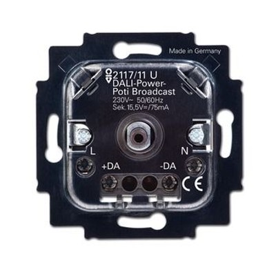 Dali-Power-Potentiometer UP DALI 230V Dreh/Druckkn 75mA Lichtwertspeicher von Busch-jaeger